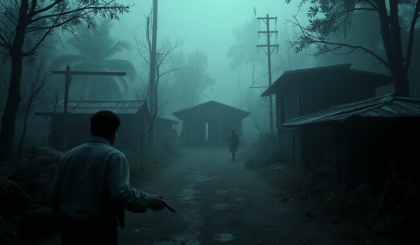 Venezuelan folk horror video game Animas psychological thriller atmospheric scene
